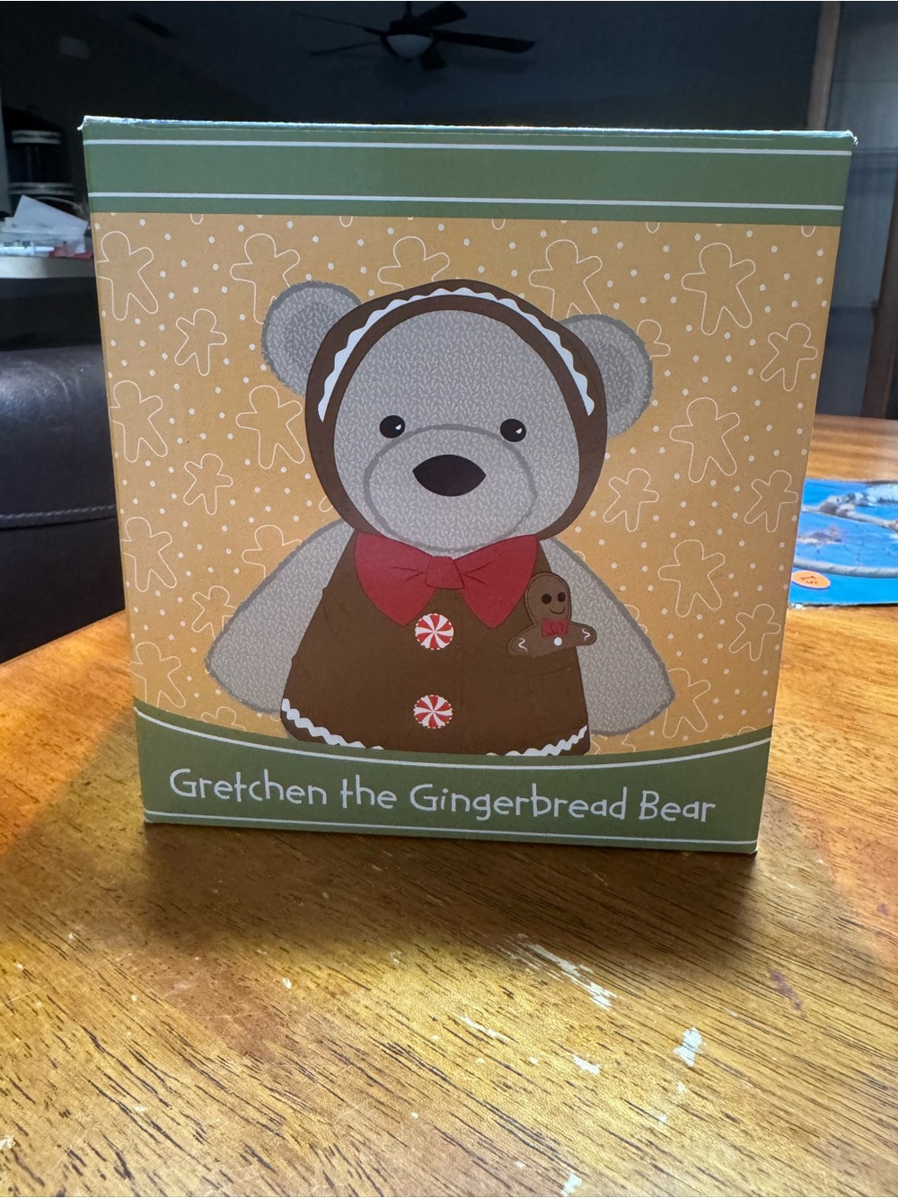Scentsy Gretchen The Gingerbread Bear Buddy W/ Scent Pack. New In Box